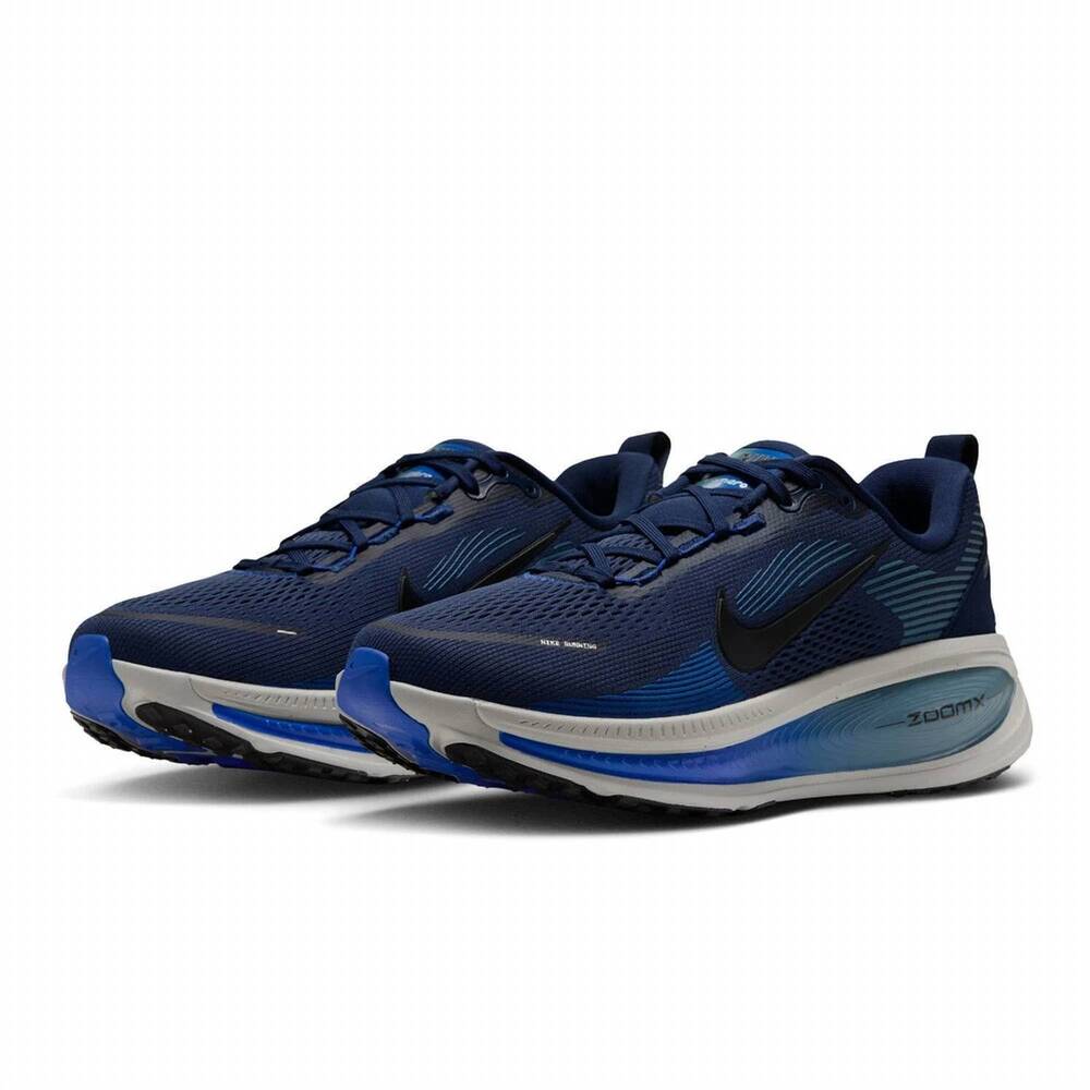NEW NIKE men's vomero 18 shoes in midnight navy/black/racer blue